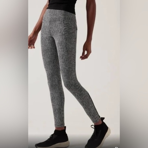 Athleta Delancey Textured Moto Tight—Pockets—GREAT Fabric—New W/Tags—Medium - Picture 1 of 12